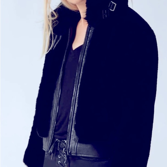 BLANK NYC Noise Faux Fur Jacket in Brown (Medium Size) - Like NEW - Picture 3 of 6